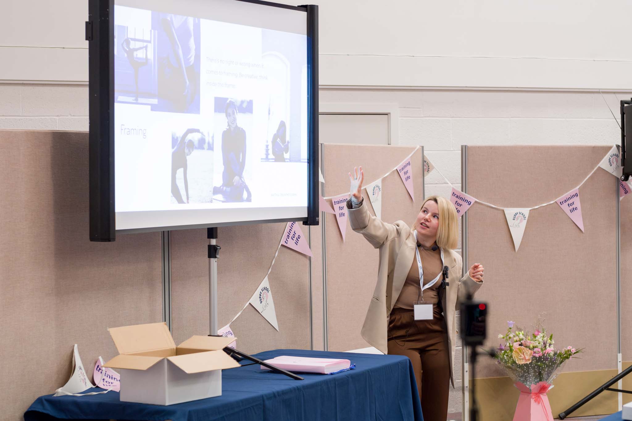 photography speaker during a presentation